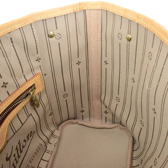 LOUIS VUITTON Neverfull PM Shoulder Tote Bag Monogram Leather BN M40155 55YG761 - Picture 3 of 16